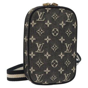 Authentic Louis Vuitton Mini Lin Canvas Crossbody Bag